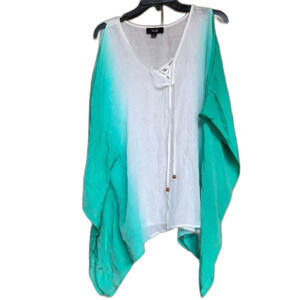 AGB cold shoulder caftan cover up